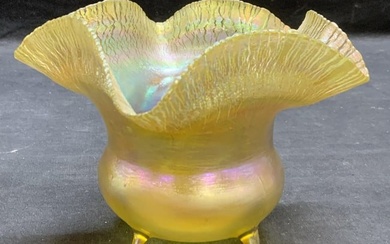 Antique LCT Tiffany Studios Favrile Glass Bowl