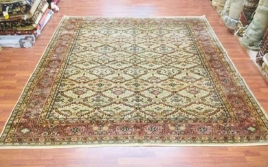 Antique Turkish Ushak rug-3905