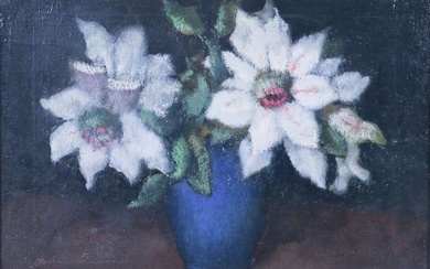 Arie Wassenburg (1896-1970), Bloemen in blauwe vaas