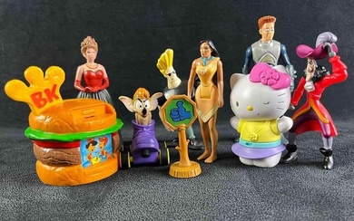 Assorted 90s and 2000s Small Action Figure Toys
