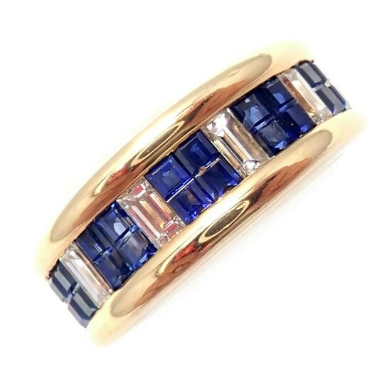 Authentic! Cartier 18k Yellow Gold Diamond Invisible