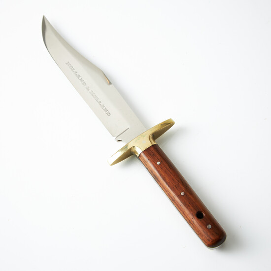 BOWIE KNIFE, British, Holland & Holland, second half of the 20th century.