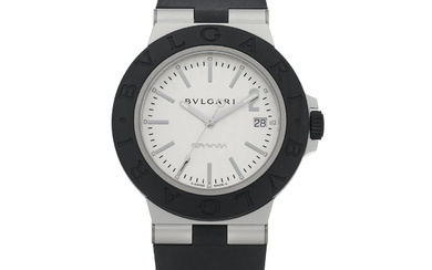 BULGARI Aluminum Rubber 40mm Sorayama Automatic Watch
