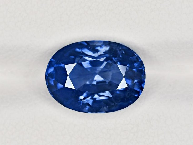 Blue Sapphire, 6.13ct, Mined in Madagascar, Certified
