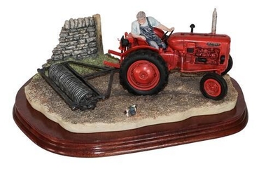* Border Fine Arts 'Turning with Care' (Nuffield Tractor), model...
