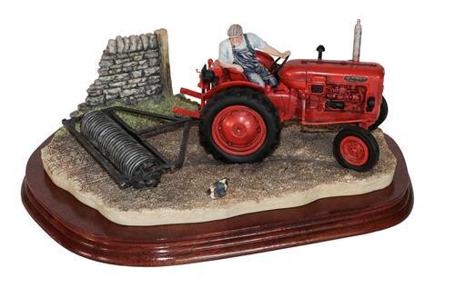 * Border Fine Arts 'Turning with Care' (Nuffield Tractor), model...
