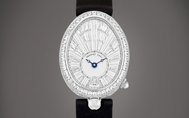 Breguet Reine de Naples, Reference 8939 | A white gold and diamond-set wristwatch with mother-of-pearl dial, Circa 2018 | 寶璣 | Reine de Naples 型號8939 | 白金鑲鑽石腕錶，備珠母貝錶盤，約2018年製