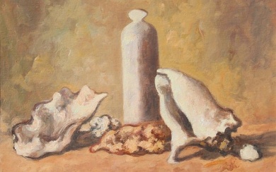 CARENA Felice, Untitled, 1958, oil on hardboard, cm 33x46