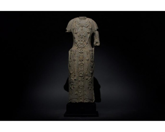 CHINESE NORTHER WEI DYNASTY STONE TORSO