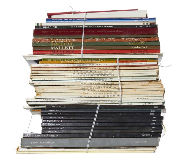 COLLECTION OF FINE ART CATALOGUES