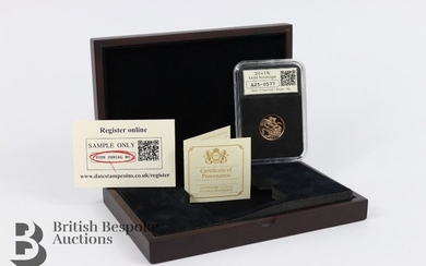 CPM gold sovereign date stamp 1/1/2014, 22ct, 7.98 gms,...
