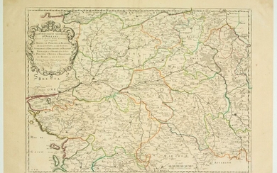Carte de 1651 : « Gouvernement général d’ORLÉANS,... - Lot 36 - Vermot et Associés