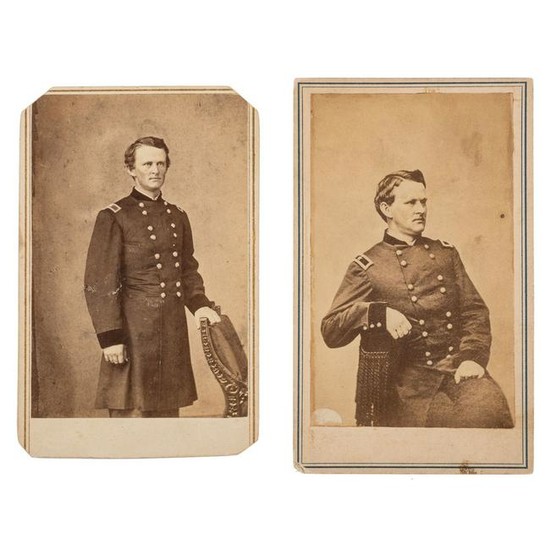 Cavalry General Wesley Merritt, Two CDVs