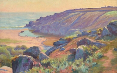 Charles WISLIN (1852-1932) La plage de Rospico...