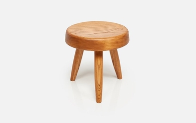 Charlotte Perriand Low 'Berger' stool, designed 1953