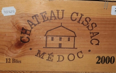 Château Cissac 2000, Haut-Médoc (twelve bottles)