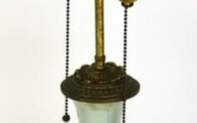 Chinese Celadon Porcelain Vase Mount Table Lamp