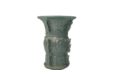 Chinese Celdon Glazed Vase