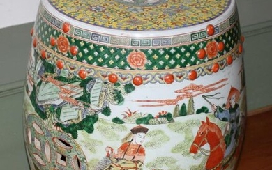 Chinese Glazed Pottery Garden Seat