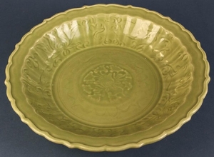 Chinese Large Longquan Celadon Charger