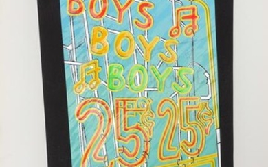 Cindy Wolsfeld, Boys, Boys, Boys, Screenprint