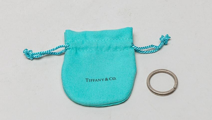 Collectible Marked Tiffany & Co. Silver Key Ring