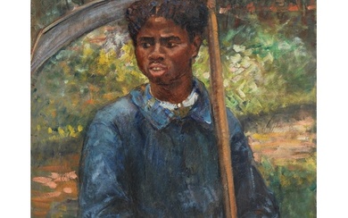 Continental School, early 20th c - Portrait of an African Ch...