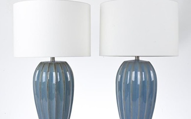 Currey & Co. Oversized Ceramic Table Lamps