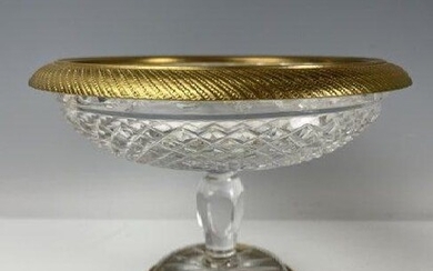 DORE BRONZE AND BACCARAT CRYSTAL CENTERPIECE