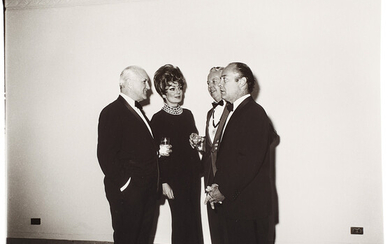 Diane Arbus, Four people at a gallery opening, N.Y.C.