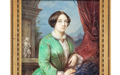 Dipinto, Ritratto di giovane donna, 1851