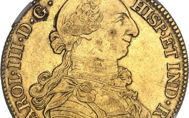 ESPAGNE - SPAIN Charles III (1759-1788). 8 escudos 1775 PJ,...