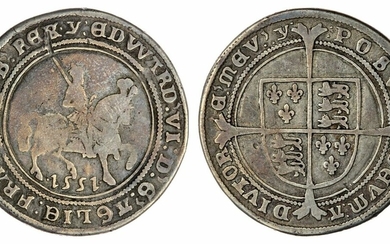 Edward VI (1547-1553), Third Coinage, Fine Silver, Halfcrown, 1551