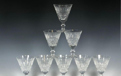 Eight Waterford TRAMORE Pattern Wine Stems