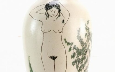 Eileen Murphy Signed Salt Glazed Vase