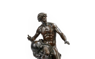 Émile-Louis PICAULT (1833-1915) Le Progrès Epreuve en bronze à patine brune, signé 'E. PICAULT' sur...
