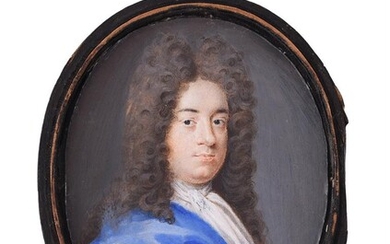 English School (c.1700), A gentleman, wearing blue coat