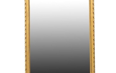 FRENCH LOUIS XVI STYLE GILT-PAINTED MIRROR