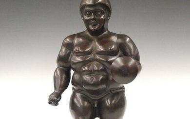 Fernando Botero Bronze Gladiator