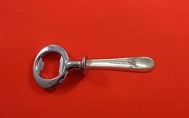 Flowered Antique by Blackinton Sterling Silver Bottle Opener HH Custom Made 6"