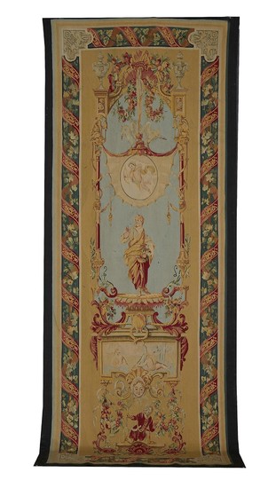 French Aubusson tapestry panel