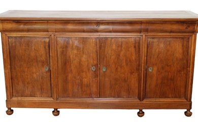 French Louis Philippe enfilade in walnut