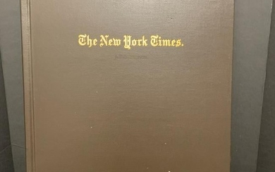 AMERICAN VINTAGE LIBRARY NEW YORK TIMES 1920