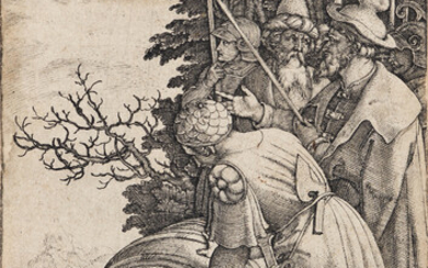 GEORG PENCZ Attilius Regulus. Engraving, 1535. 117x76 mm; 4 3/4x3 1/4 inches. Ex-collection...