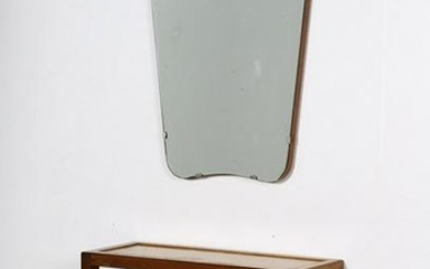 GIO PONTI Console and mirror.