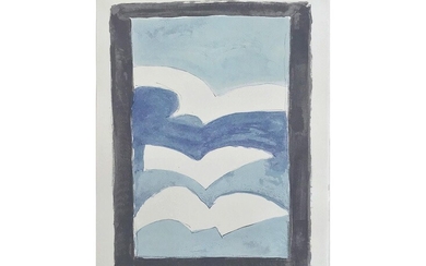 Georges Braque, 1882 Argenteuil – 1963 Paris, Weisse Vögel über den Wolken, 1958