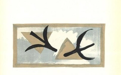 Georges Braque - En Vol - 1959 Lithograph 15" x 11"