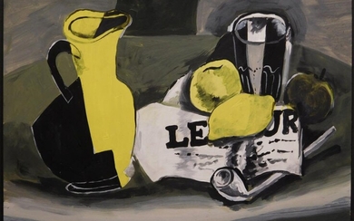 Georges Braque, Manner of: Study for Pichet et Journal