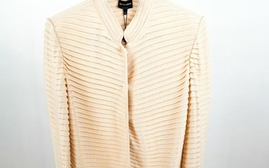 Giorgio ARMANI Lined Ribbed Sweater/Jacket