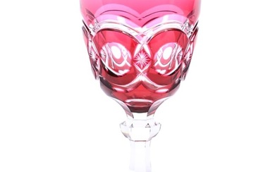 Goblet, BPCG, Cranberry Cut To Clear